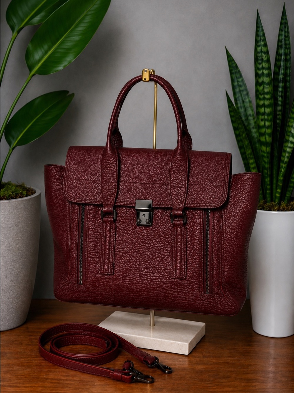 3.1 Phillip Lim Pashli Leather Handbag